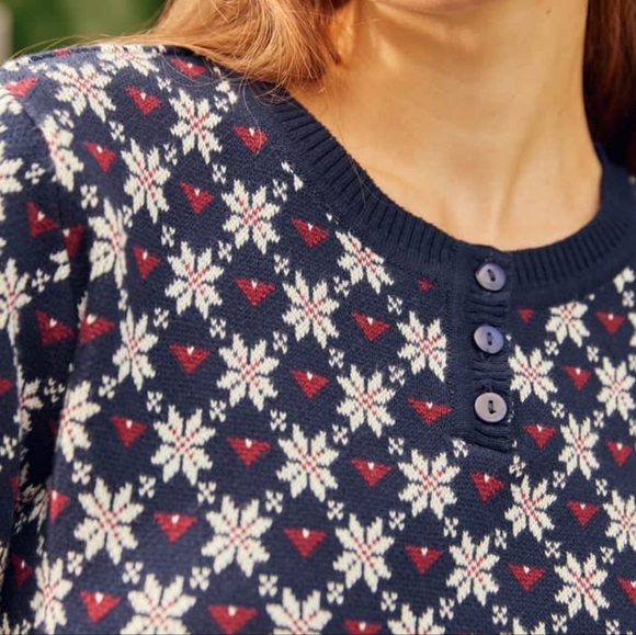 ModCloth (Pretty Vacant) When You Snow, You Snow Sweater - Picture 4 of 9